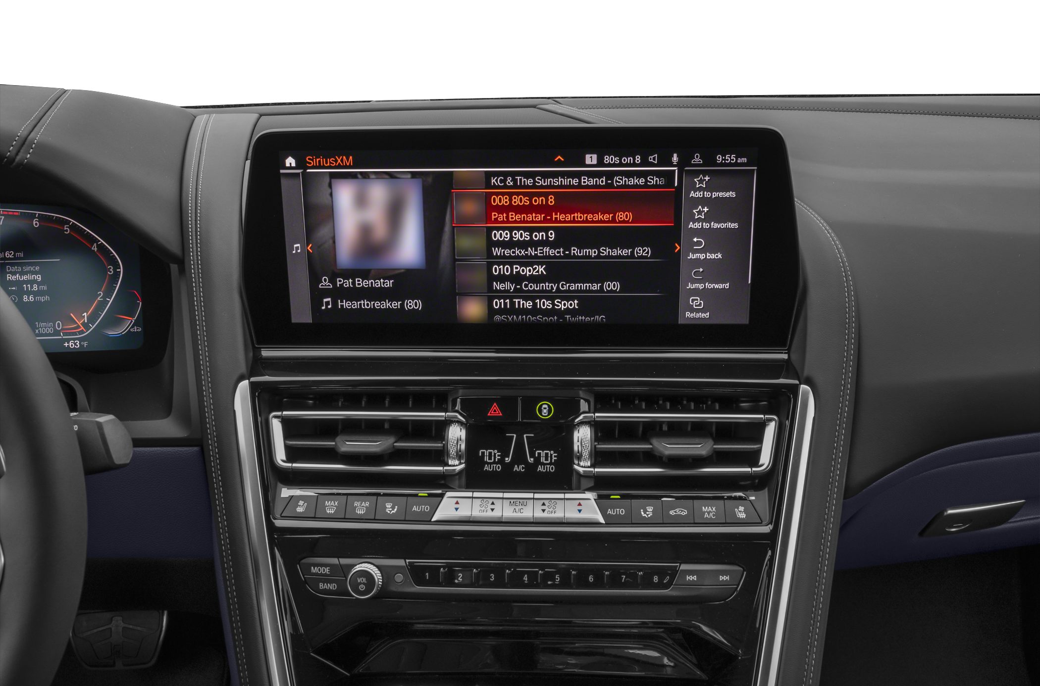 Advanced infotainment system and climate control panel