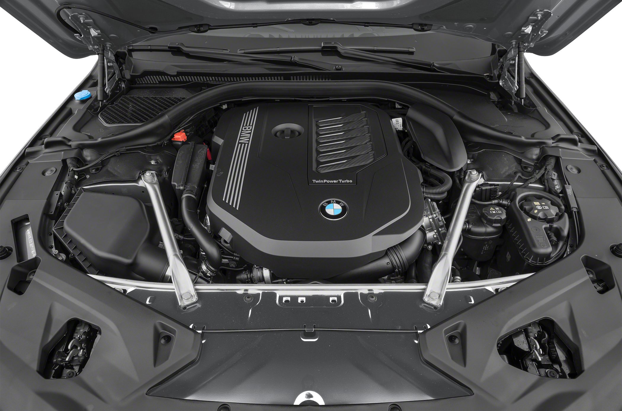 TwinPower Turbo engine bay with structural braces