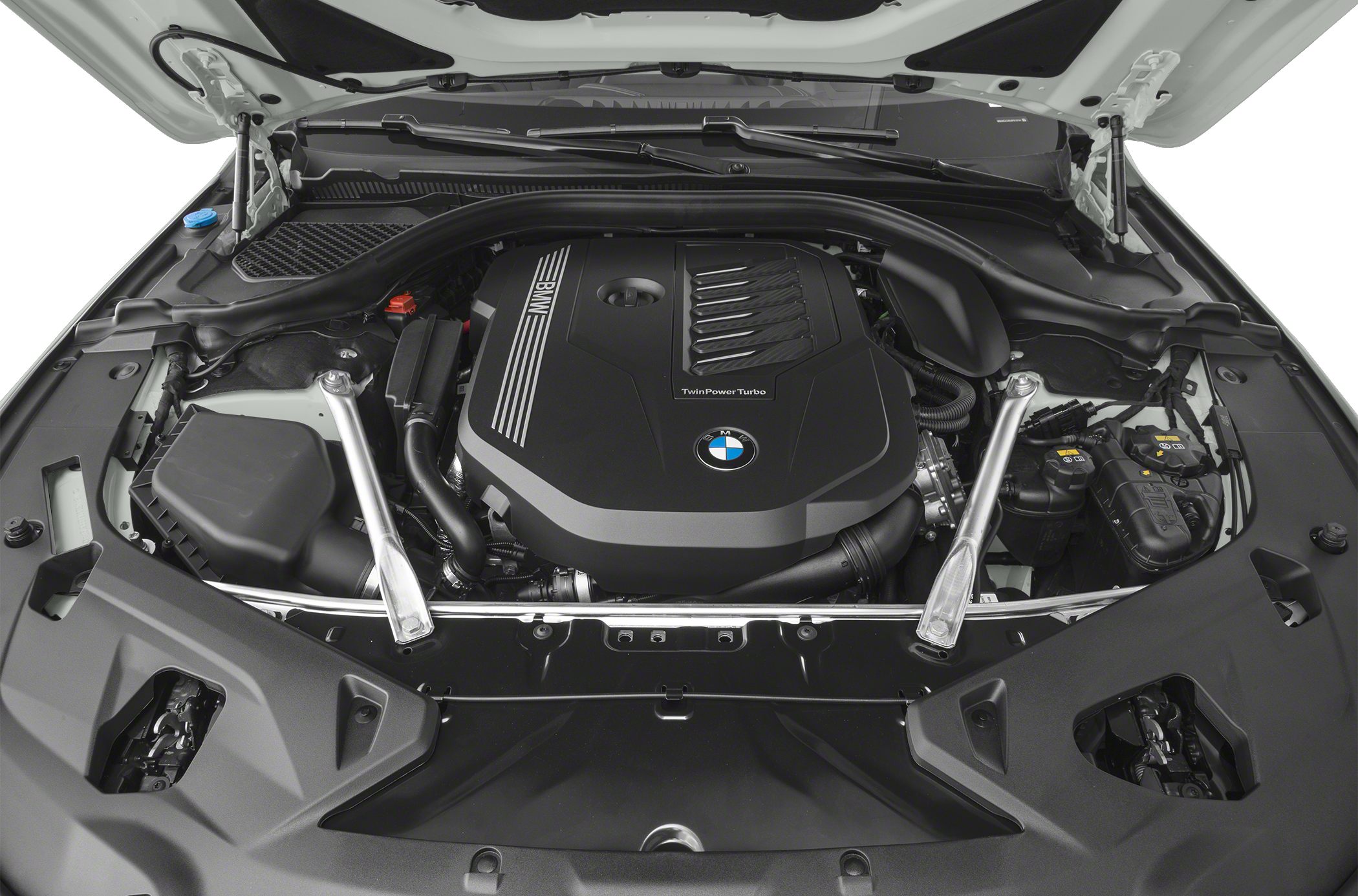 TwinPower Turbo engine bay with structural braces