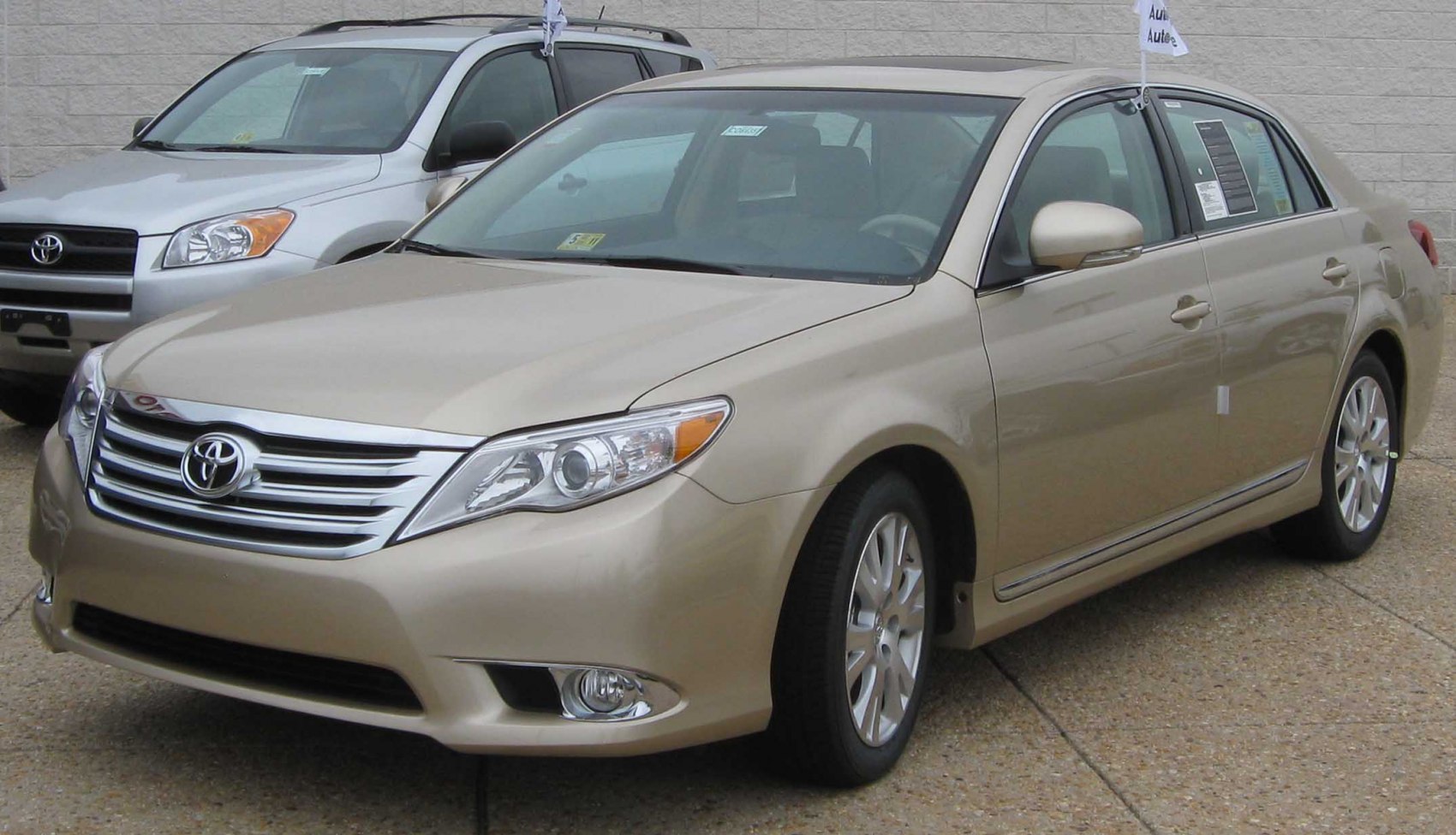 Mid-size sedan with chrome grille and alloy wheels