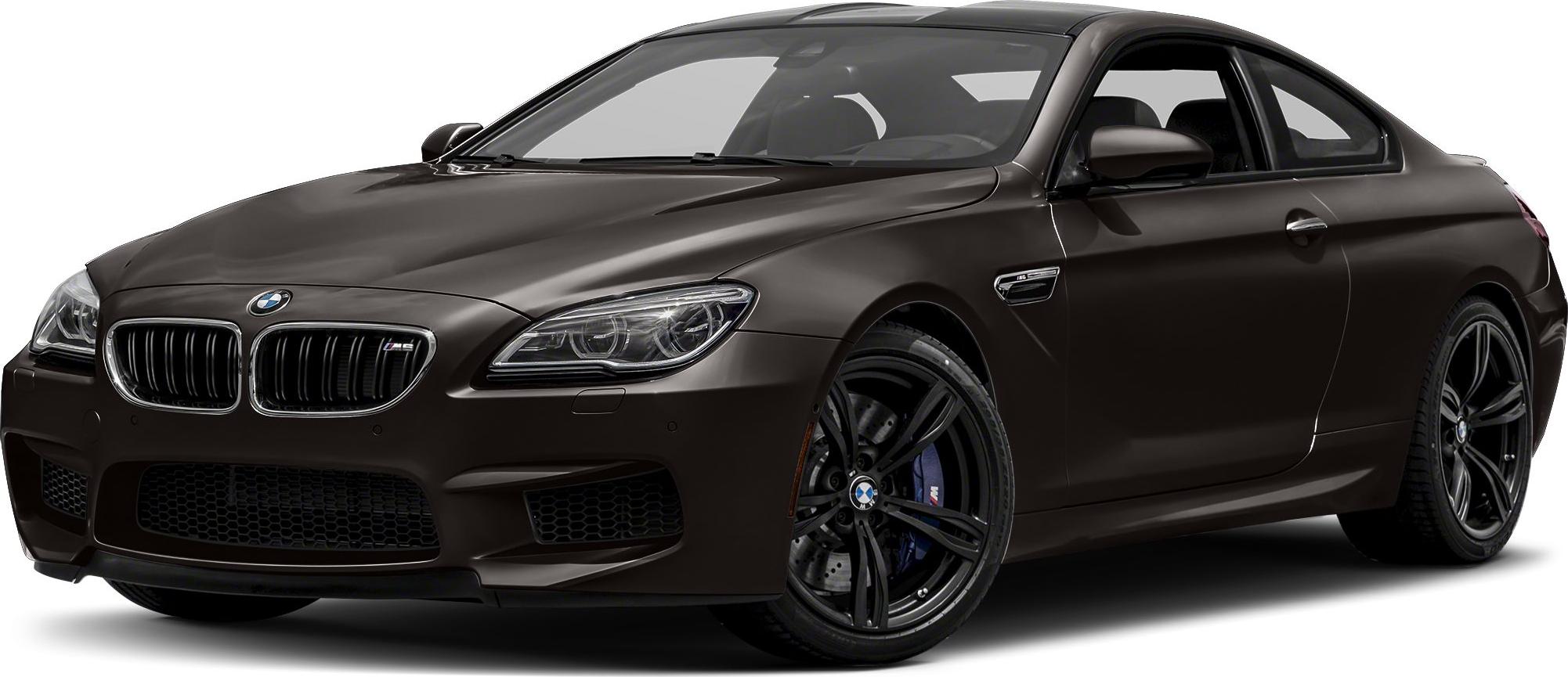 Front side view of BMW M6 Coupe with kidney grille and modern headlights