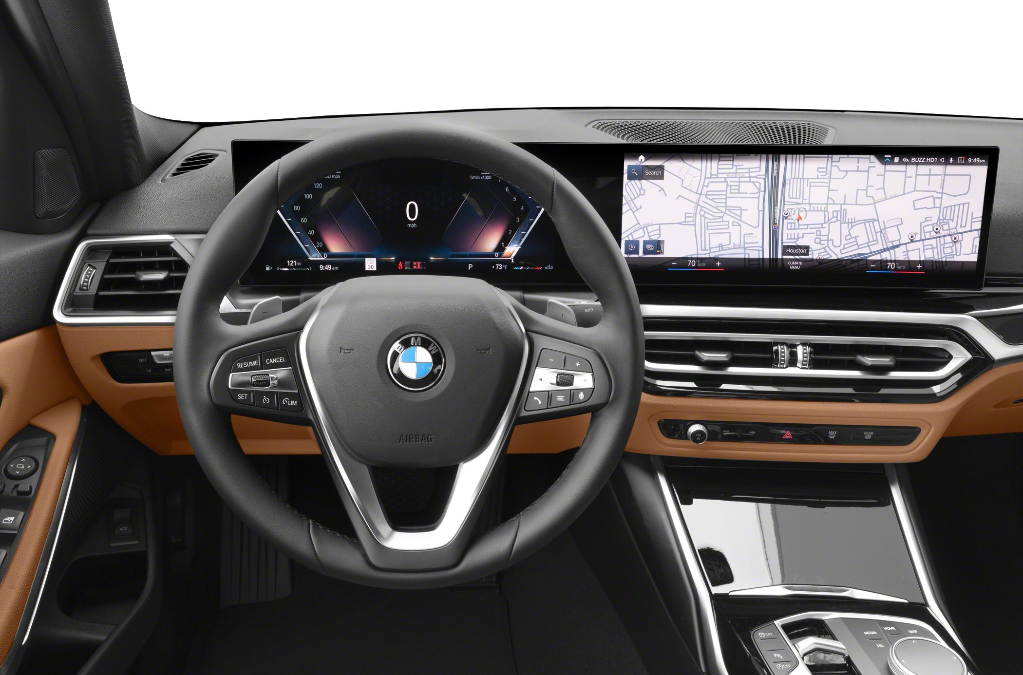 Digital dashboard and touchscreen navigation display