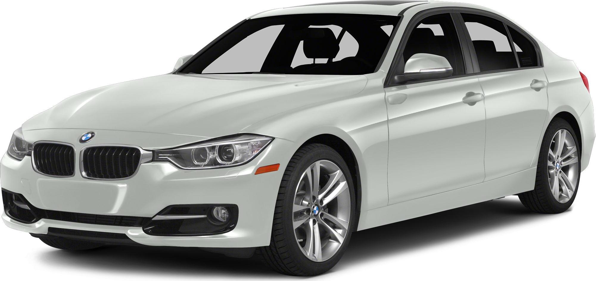 Front-side view of sedan with distinctive headlights and grille