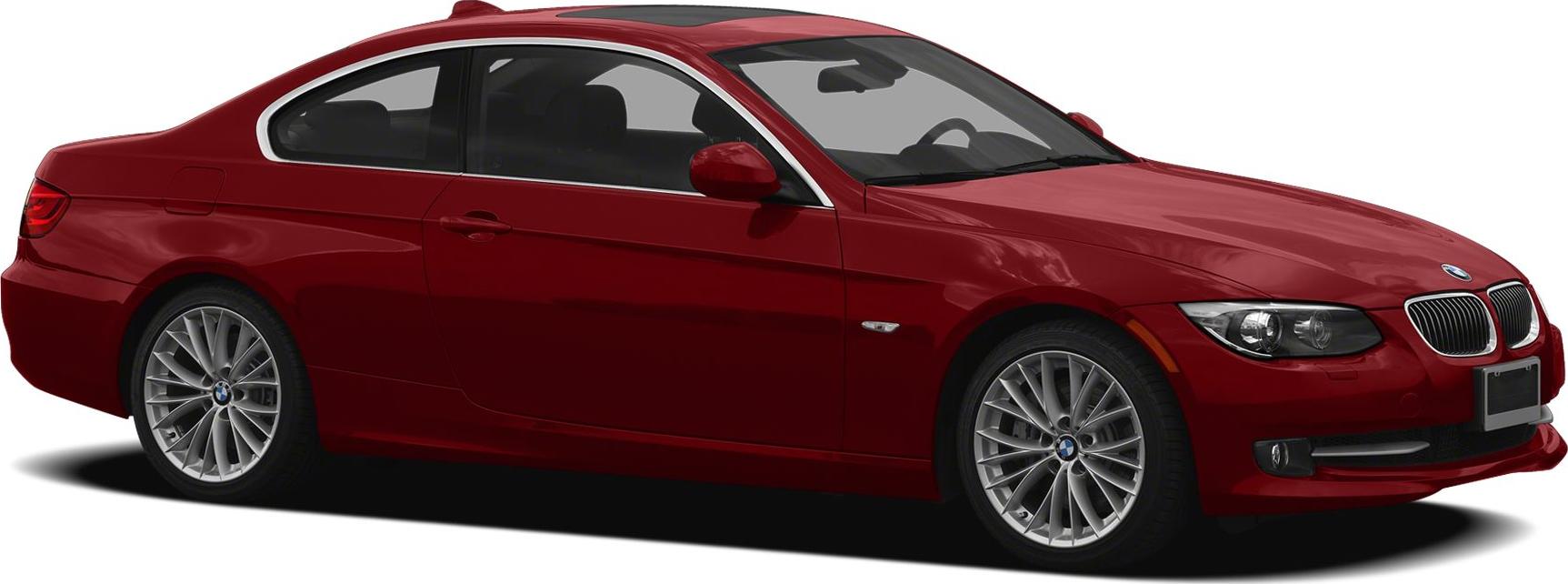 Red coupe with sporty alloy wheels and sleek modern design