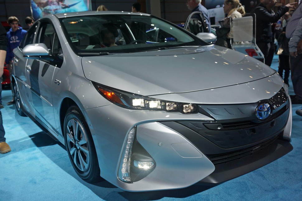 Sleek front view with LED headlights and distinctive aerodynamic bumper.