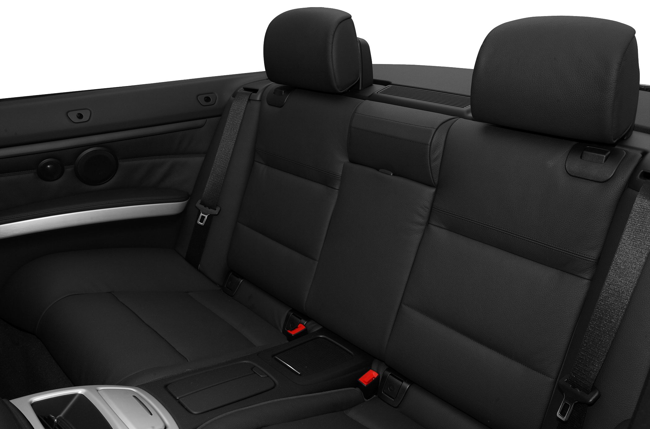 BMW 3 Series Convertible (E93) rear leather seats with seat belts