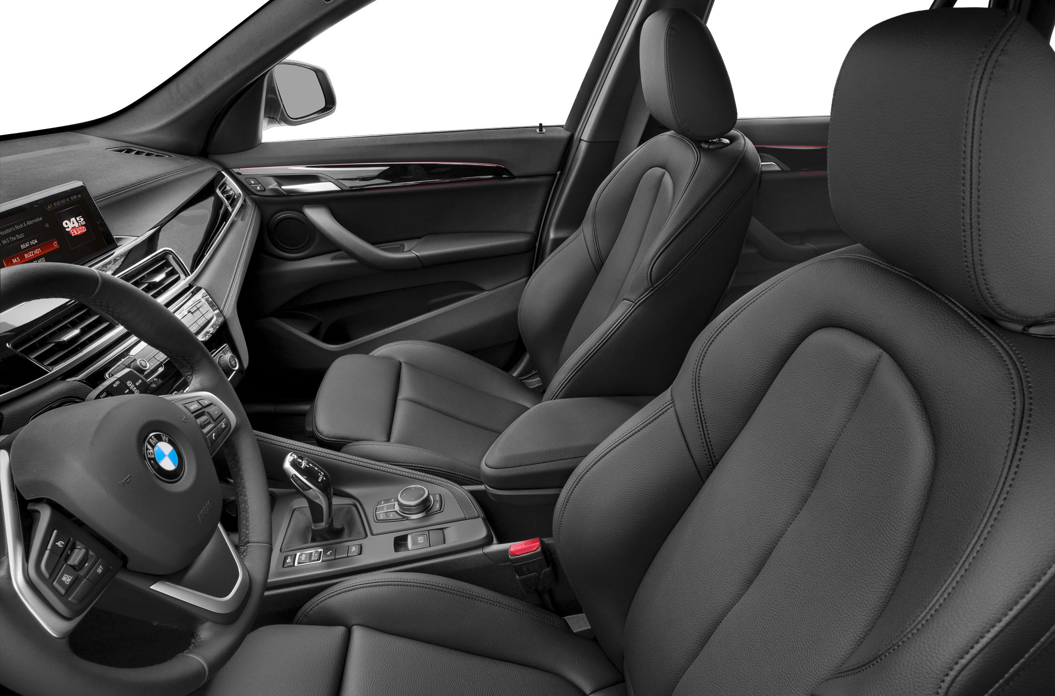 Premium leather seats and modern dashboard with control panel