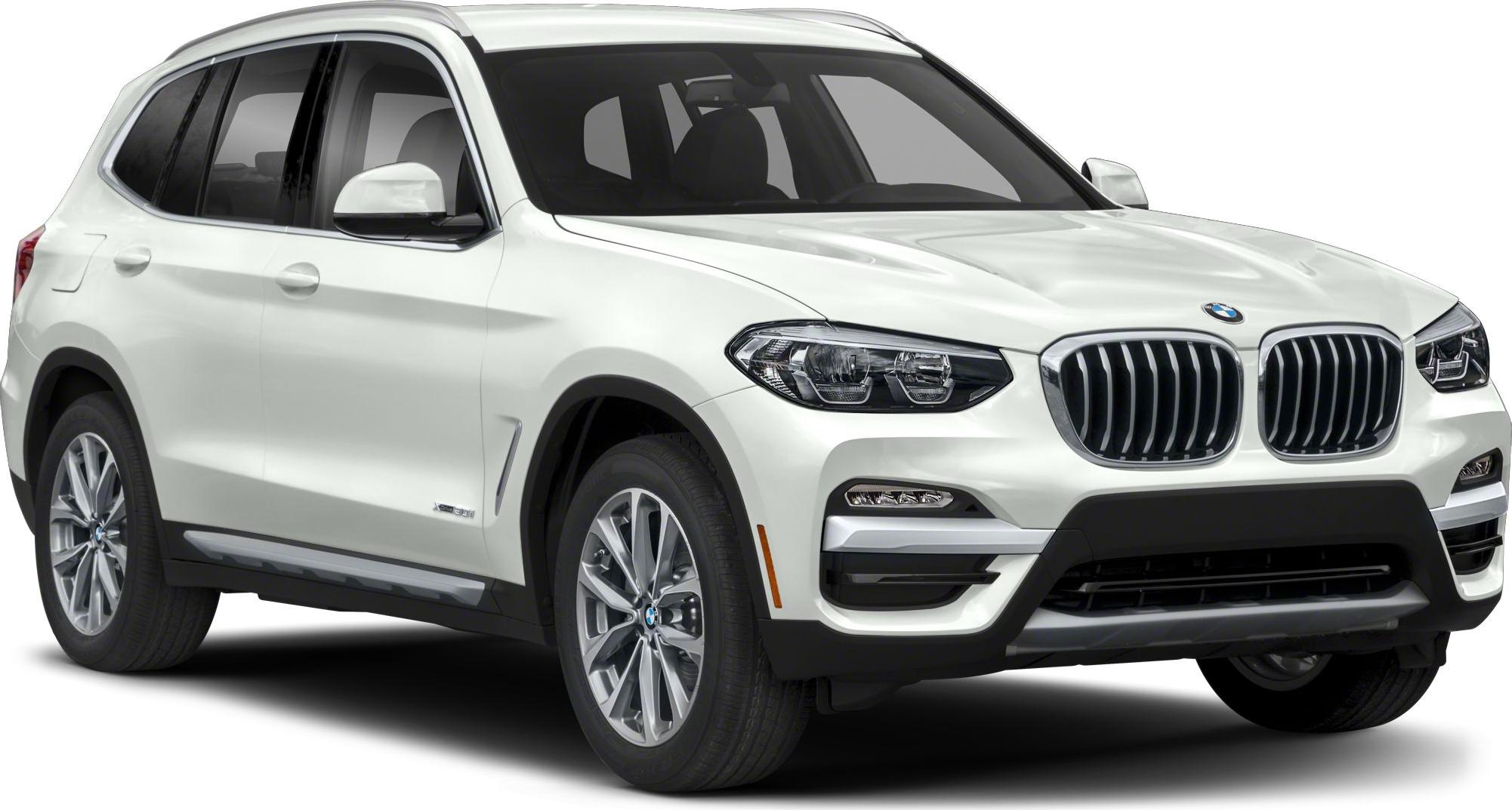 Modern SUV front side with kidney grille and LED headlights