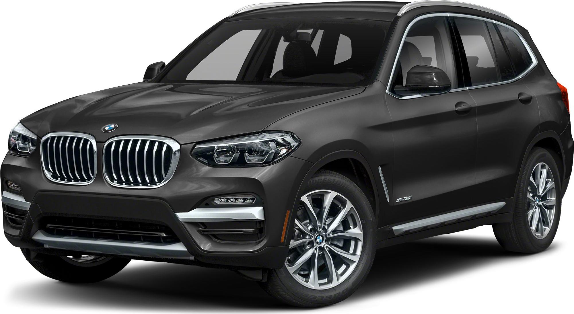Front view with kidney grille and LED headlights on luxury SUV