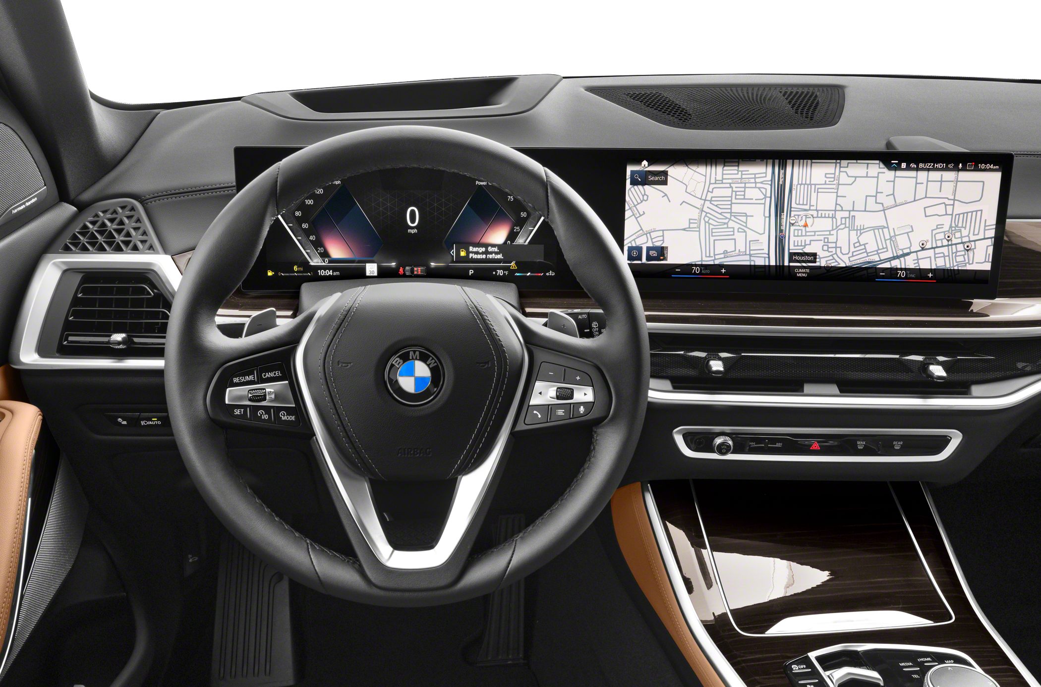 Digital dashboard and large navigation touchscreen display