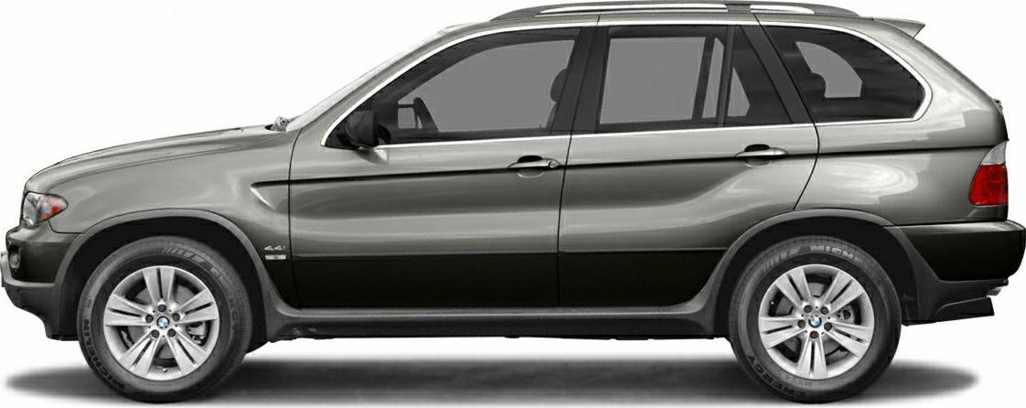 2003 BMW X5 (E53 LCI, facelift 2003) Side View Left