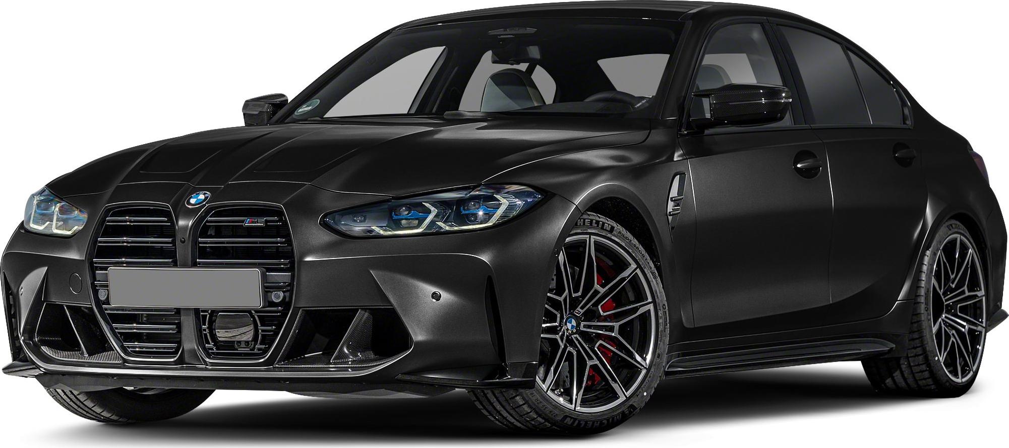 3/4 front-left view, Black Sapphire Metallic