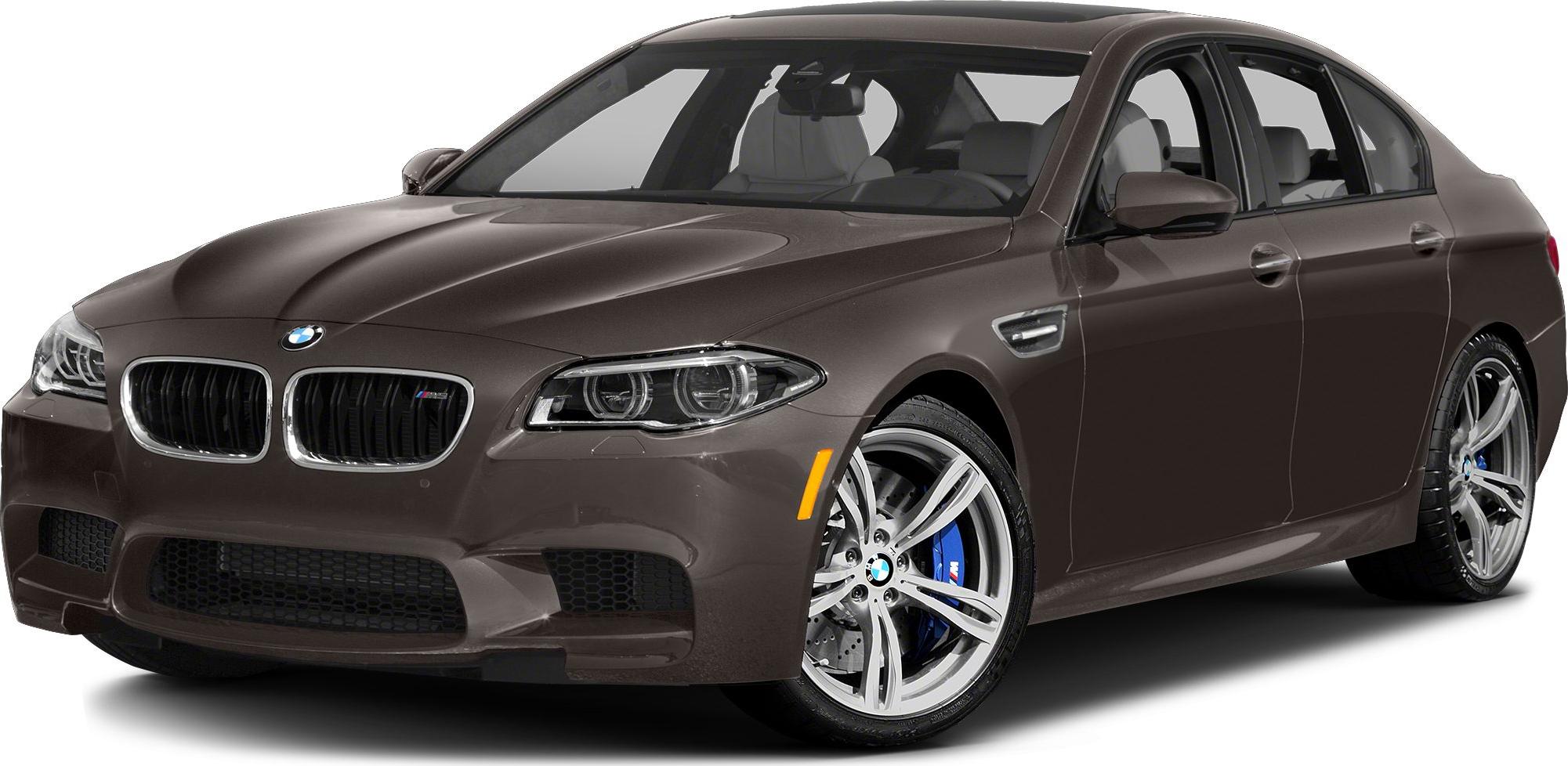 Dark brown sporty sedan front side view with distinctive headlights and alloy wheels.
