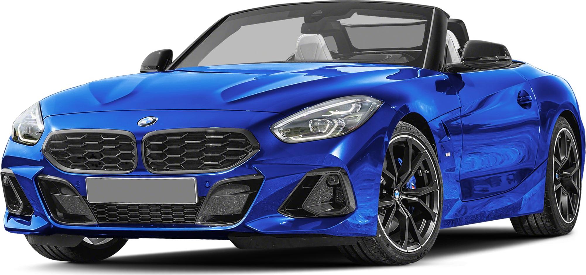 3/4 front-left view, Portimao Blue Metallic