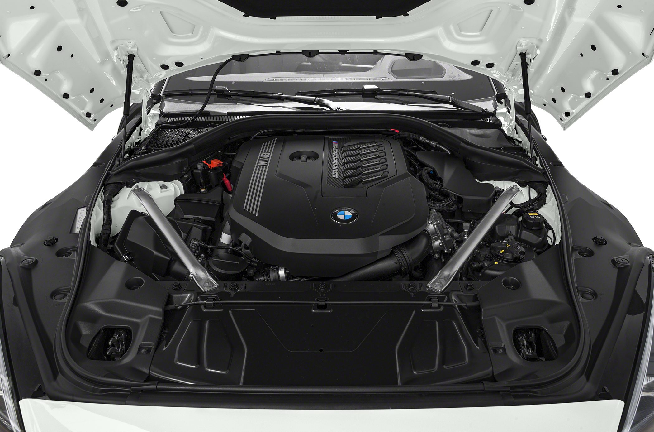 BMW Z4 G29 engine bay with modern high-performance engine layout