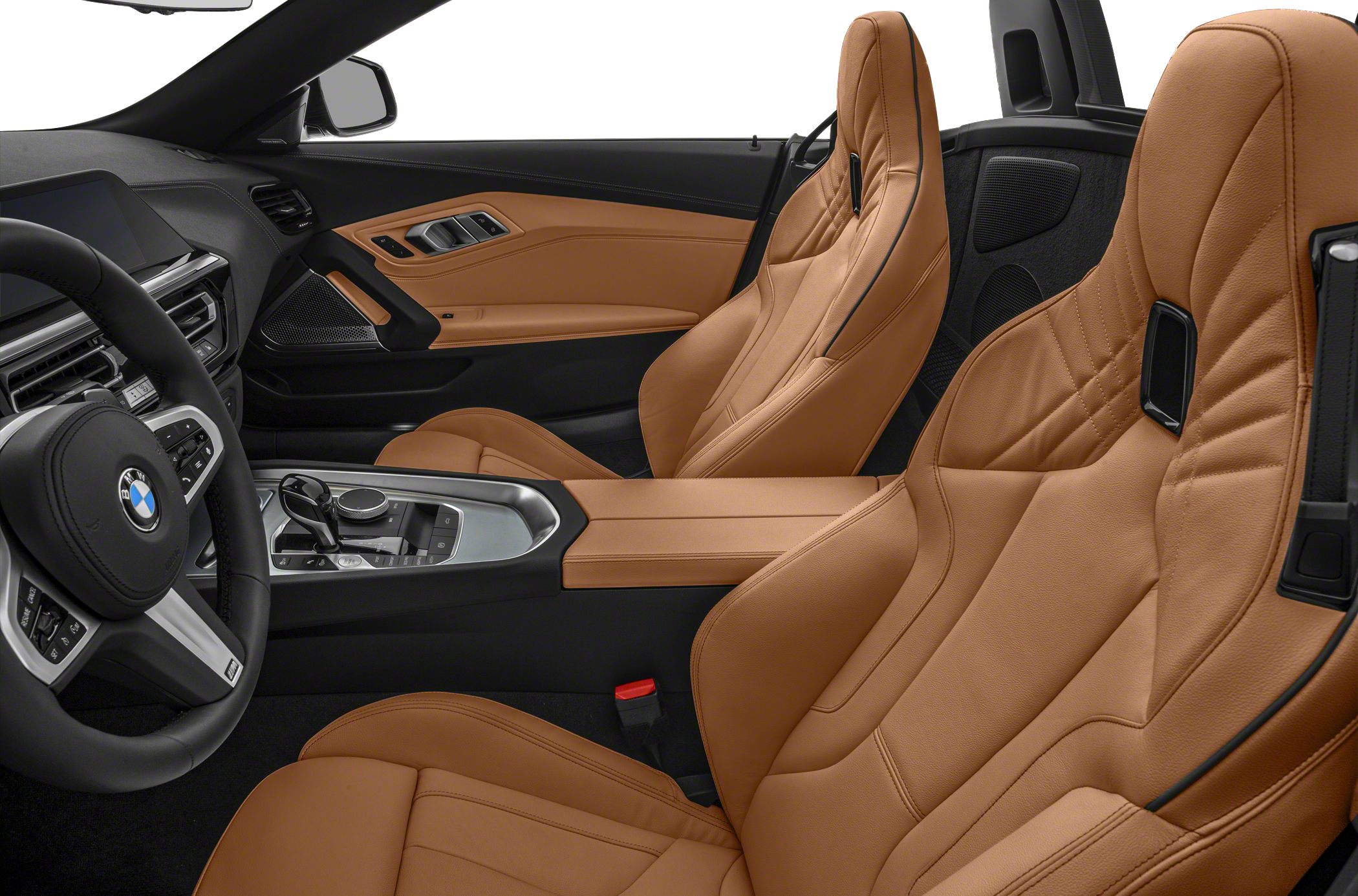 Luxury leather seats and modern cockpit design
