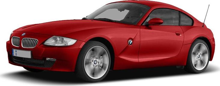 3/4 front-left view, Bright Red
