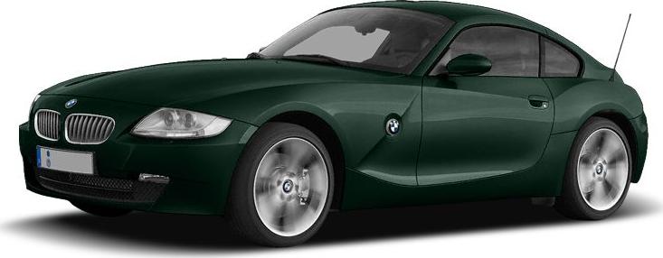 3/4 front-left view, Deep Green Metallic