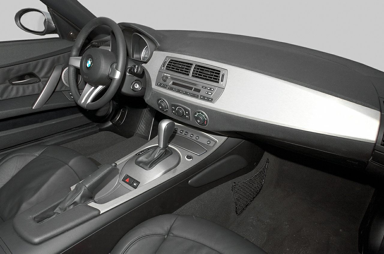 Interior dashboard and steering wheel with center console