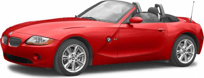 3/4 front-left view, Bright Red