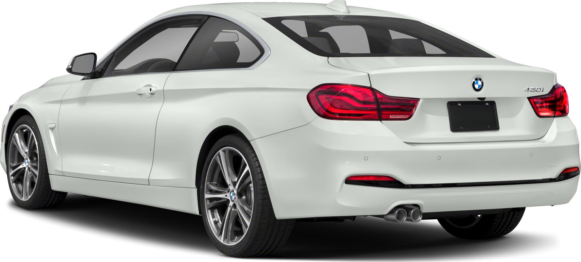 Rear view with distinct taillights and dual exhaust of a sporty coupe