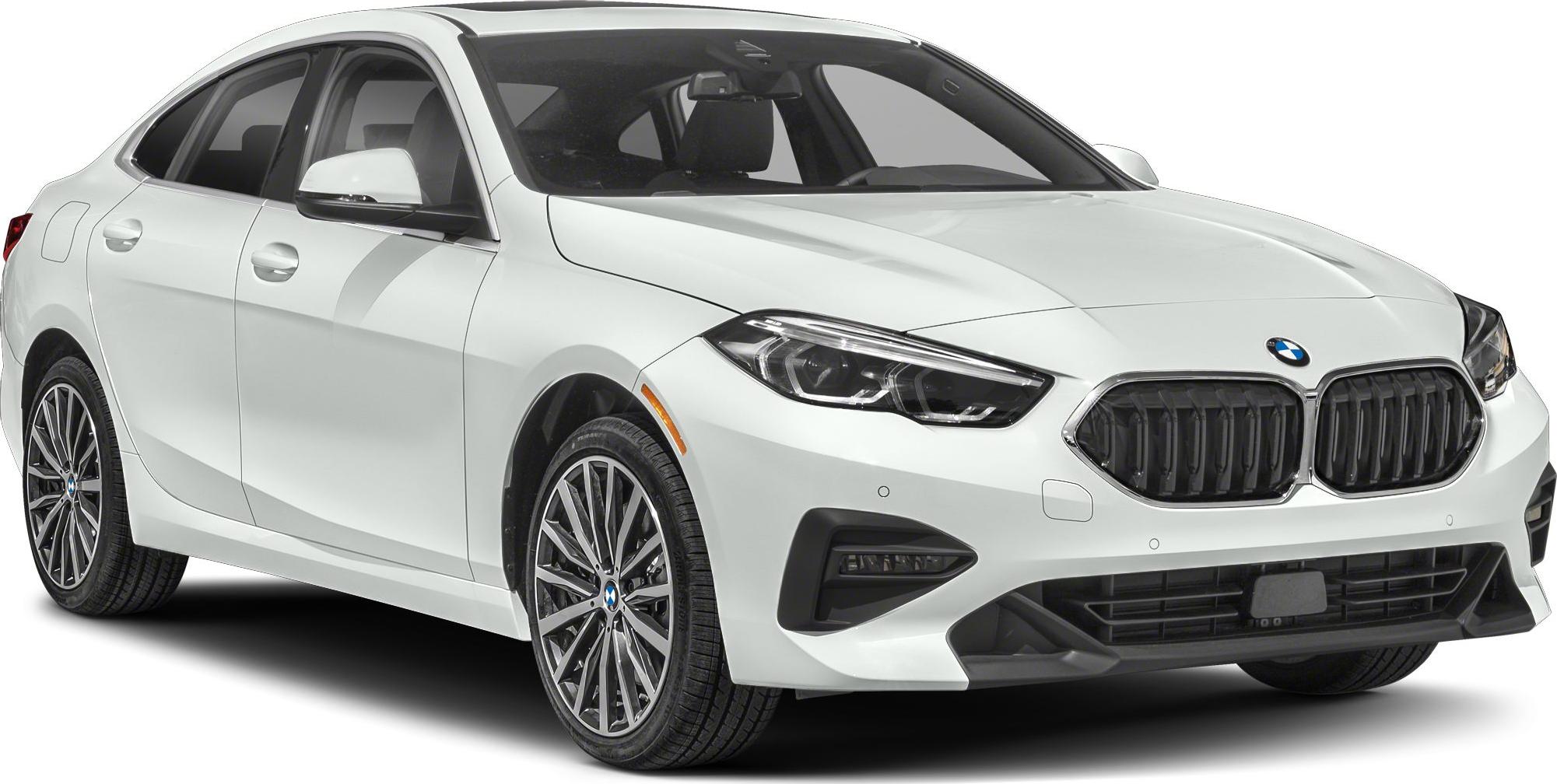 Front quarter view with kidney grille and LED headlights