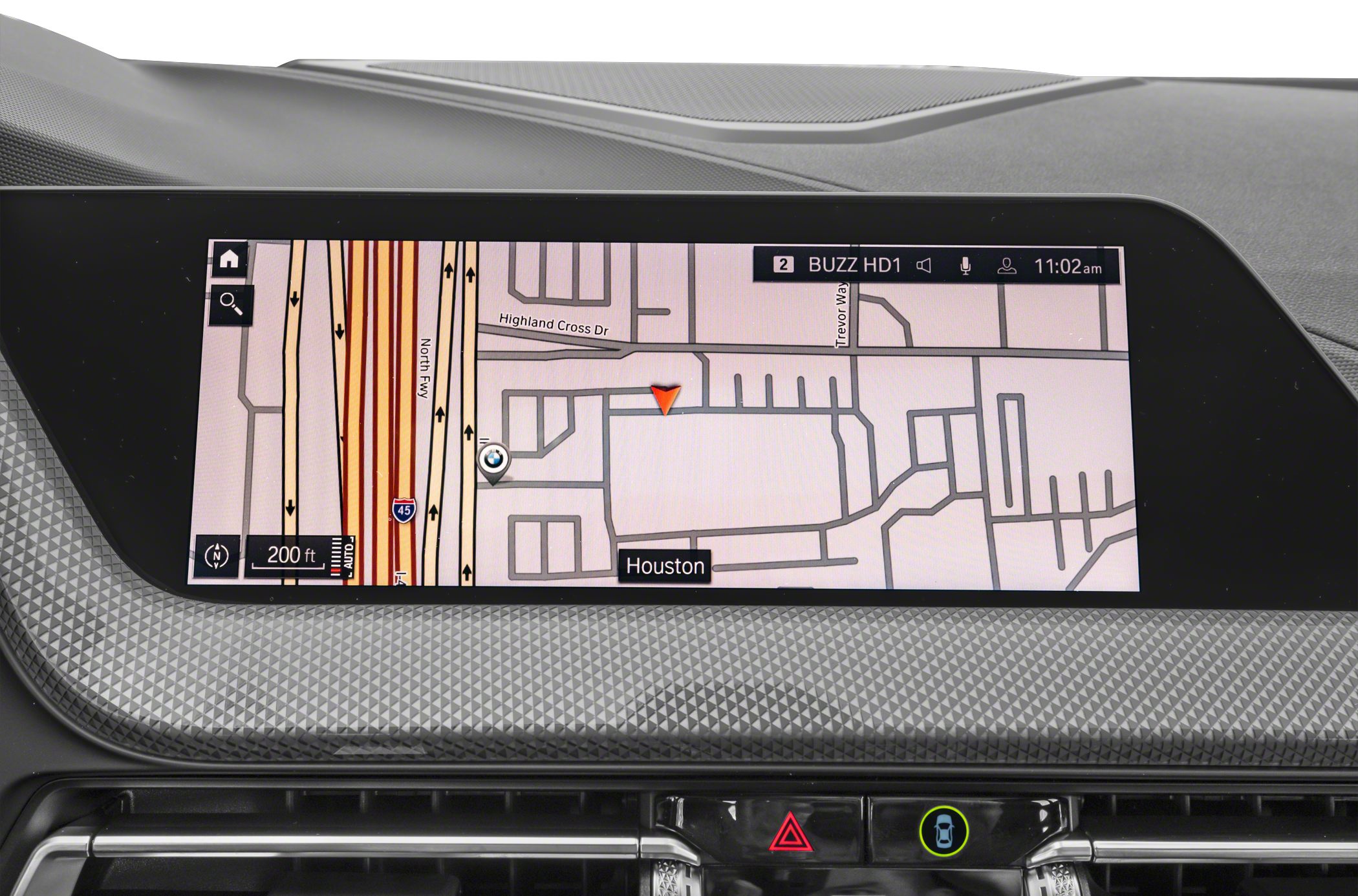 Digital navigation system with map and traffic display