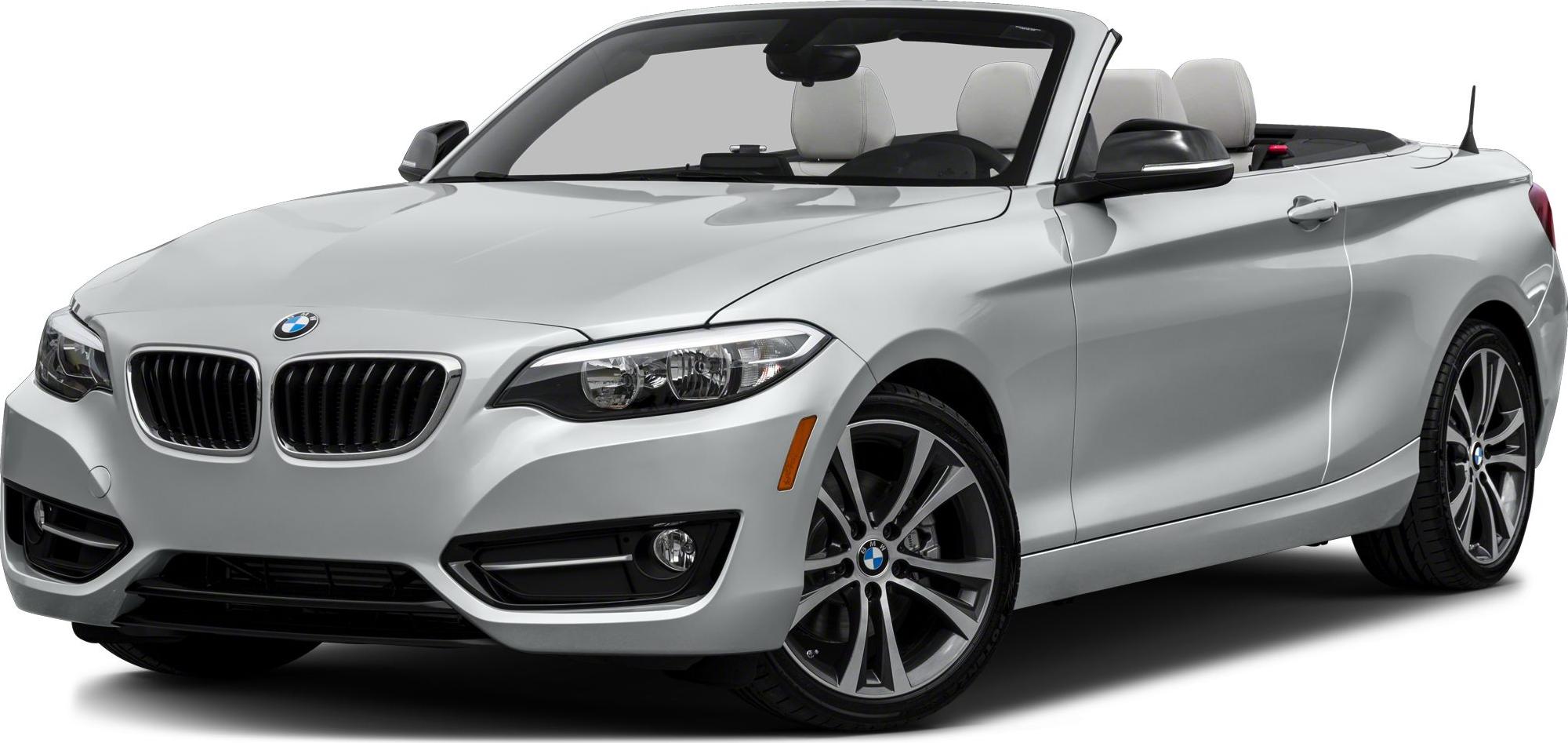 Front and side view of a convertible with sleek headlamps and alloy wheels
