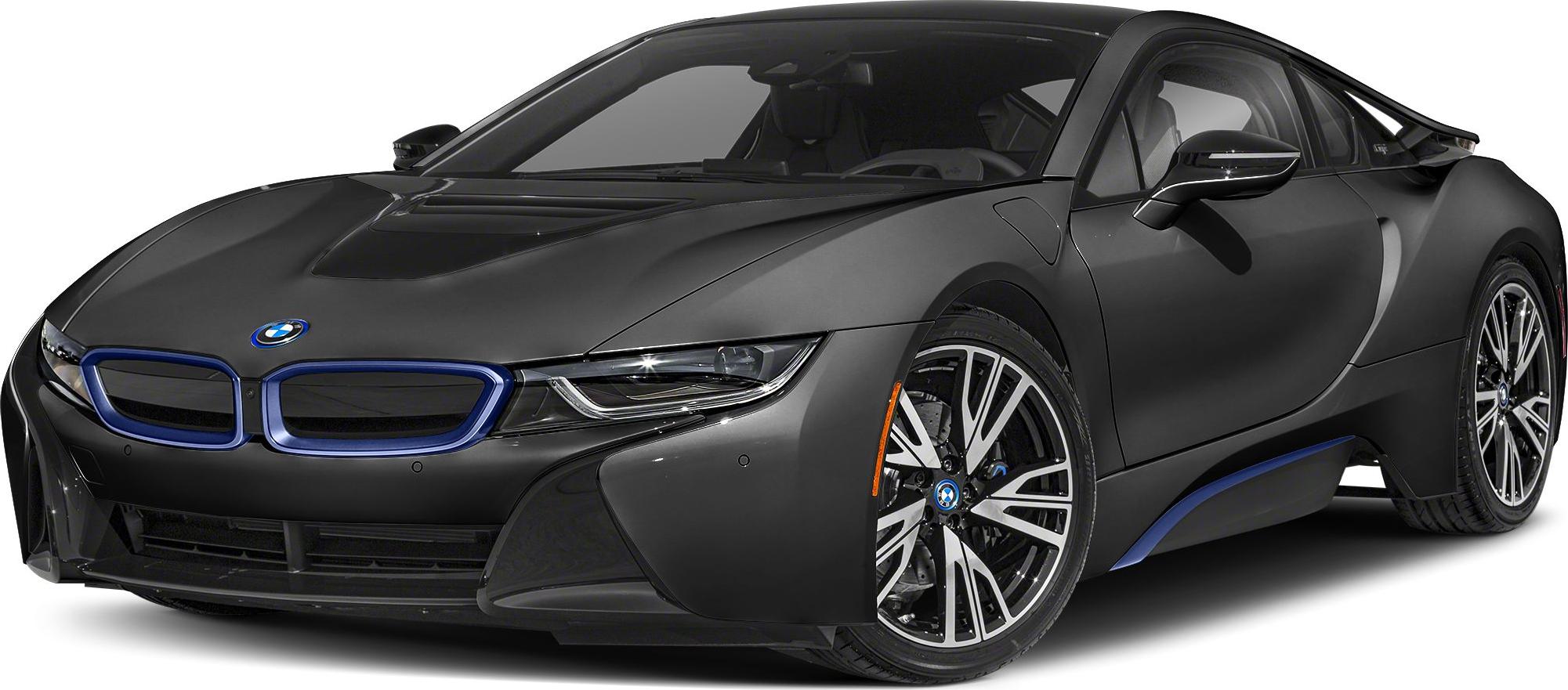 3/4 front-left view, Sophisto Gray Metallic W / Bmw I Frozen Blue Accent