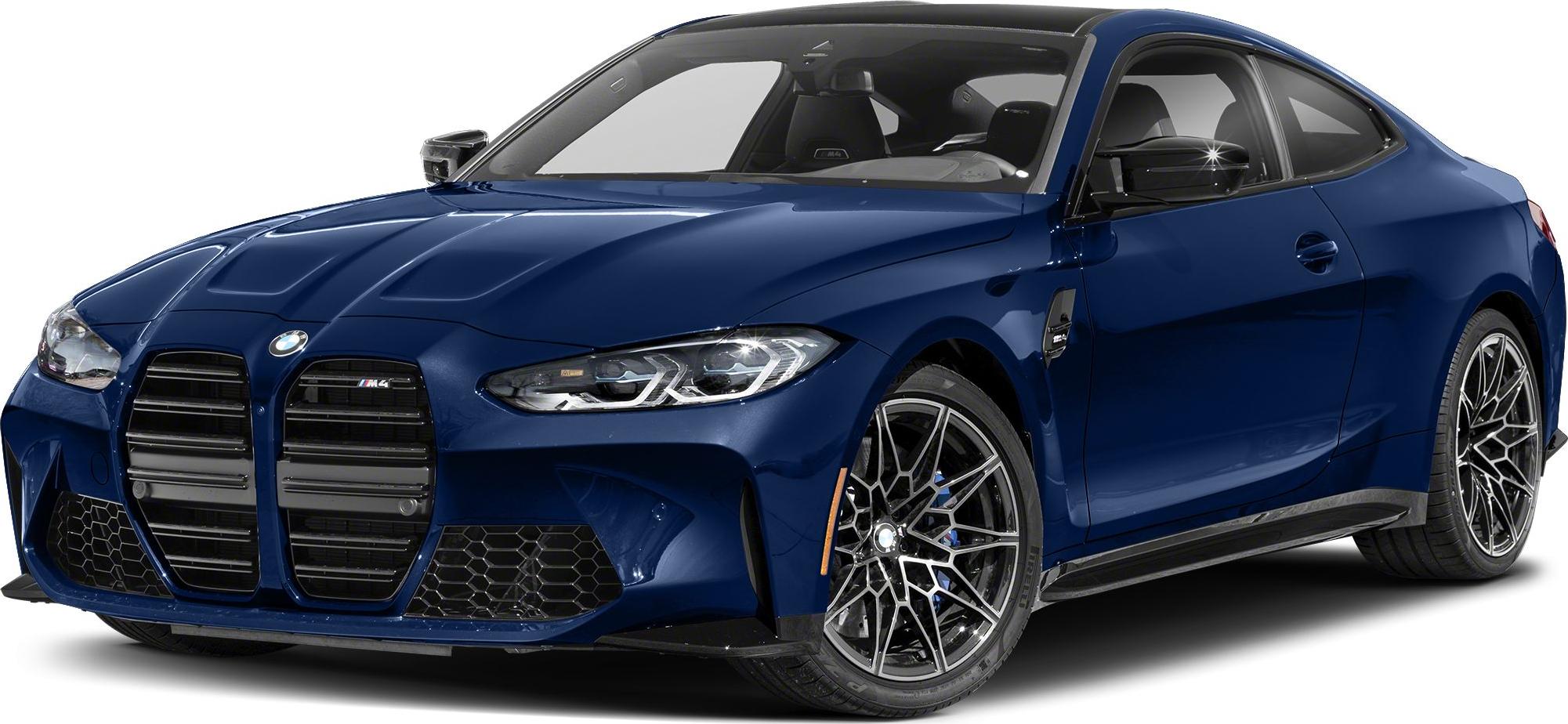Front three-quarter view showcasing grille and sporty wheels