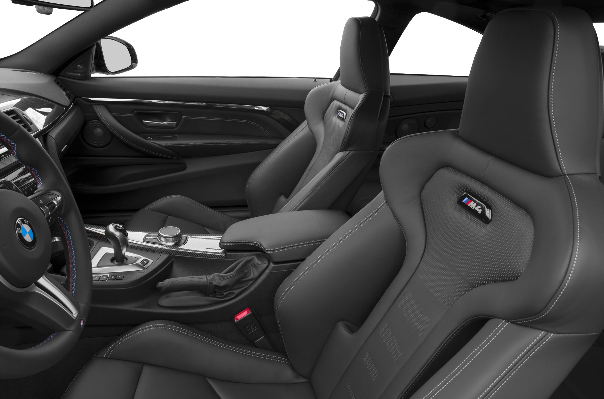 Sport seats and premium interior trim with BMW M4 detailing