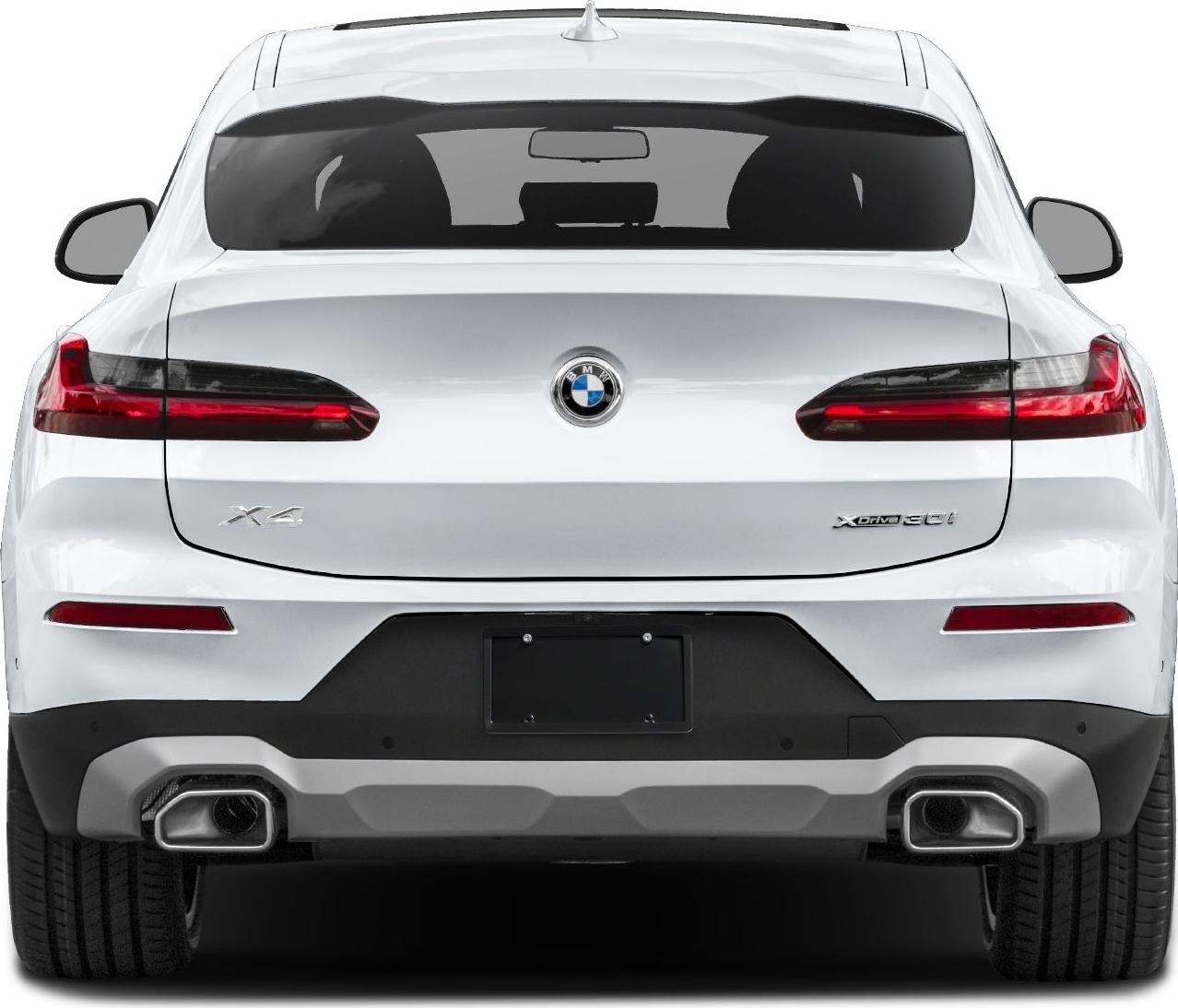 Rear view with dual exhaust and LED taillights