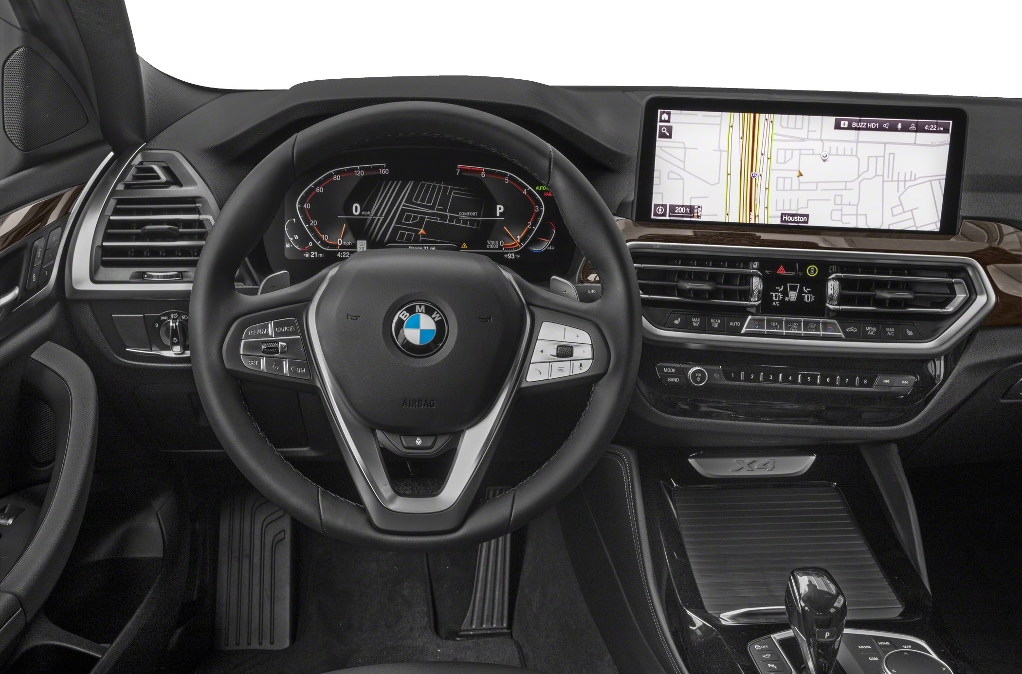 Digital instrument cluster and touchscreen infotainment system