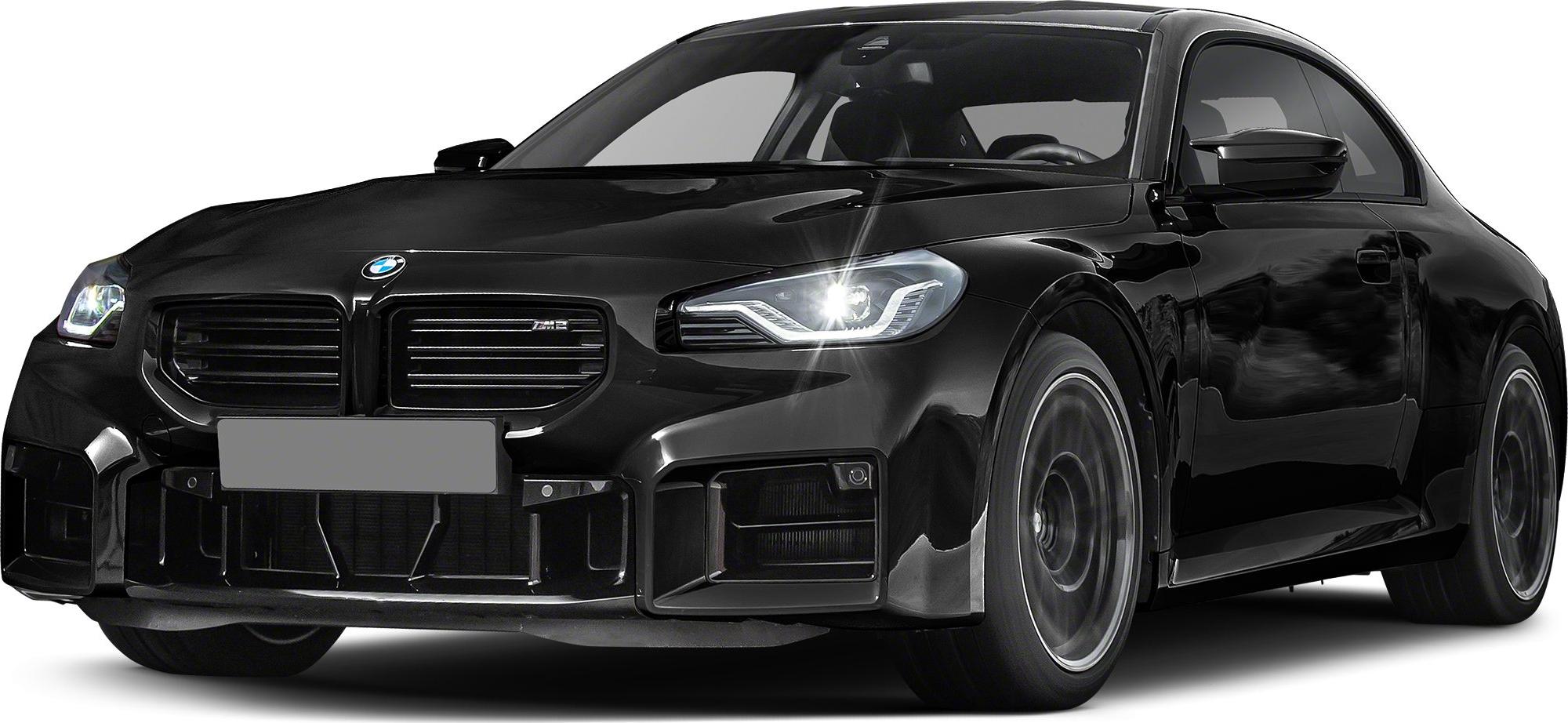 Front view with LED headlights and bold kidney grille