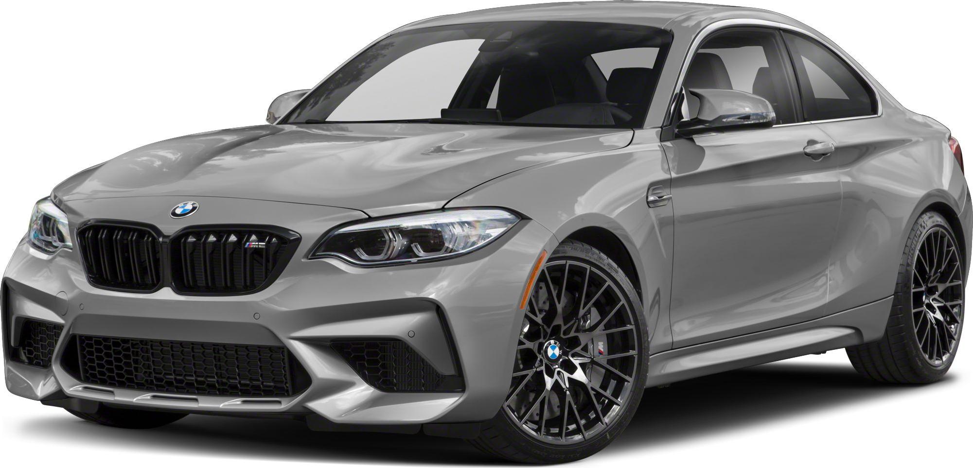 Aggressive kidney grille and sporty alloy wheels on a performance coupe