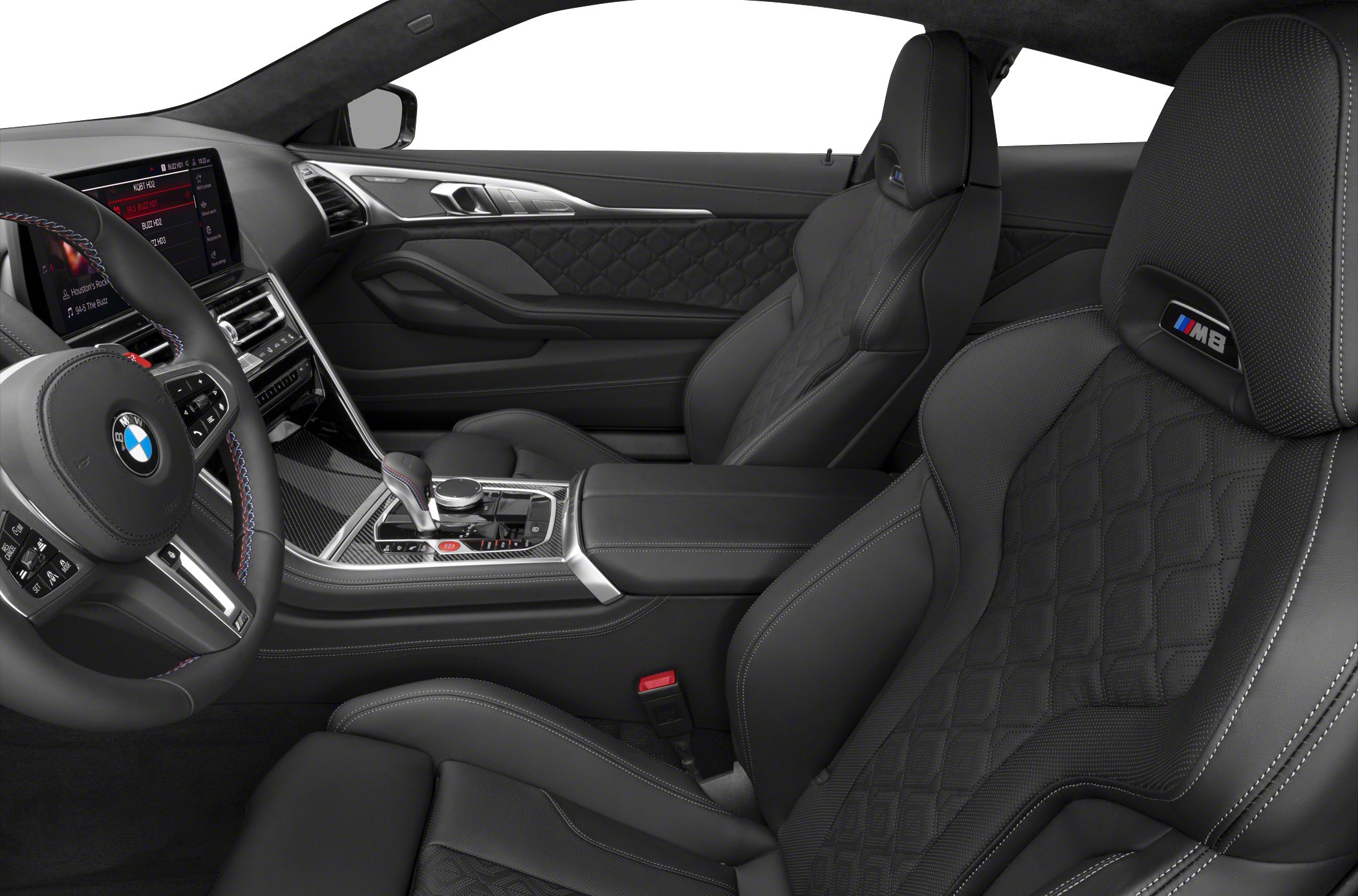 Luxury leather sport seats and advanced interior cockpit