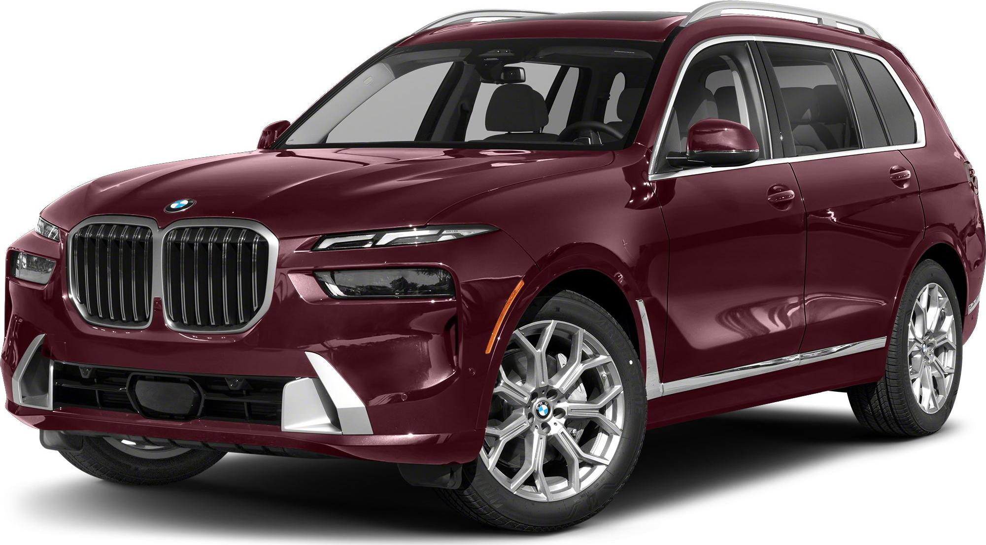 SUV front with bold kidney grille and modern split LED headlights