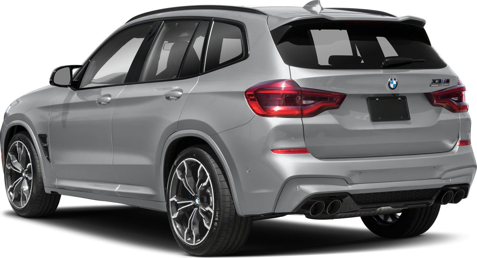 Rear view of SUV with quad exhaust and alloy wheels