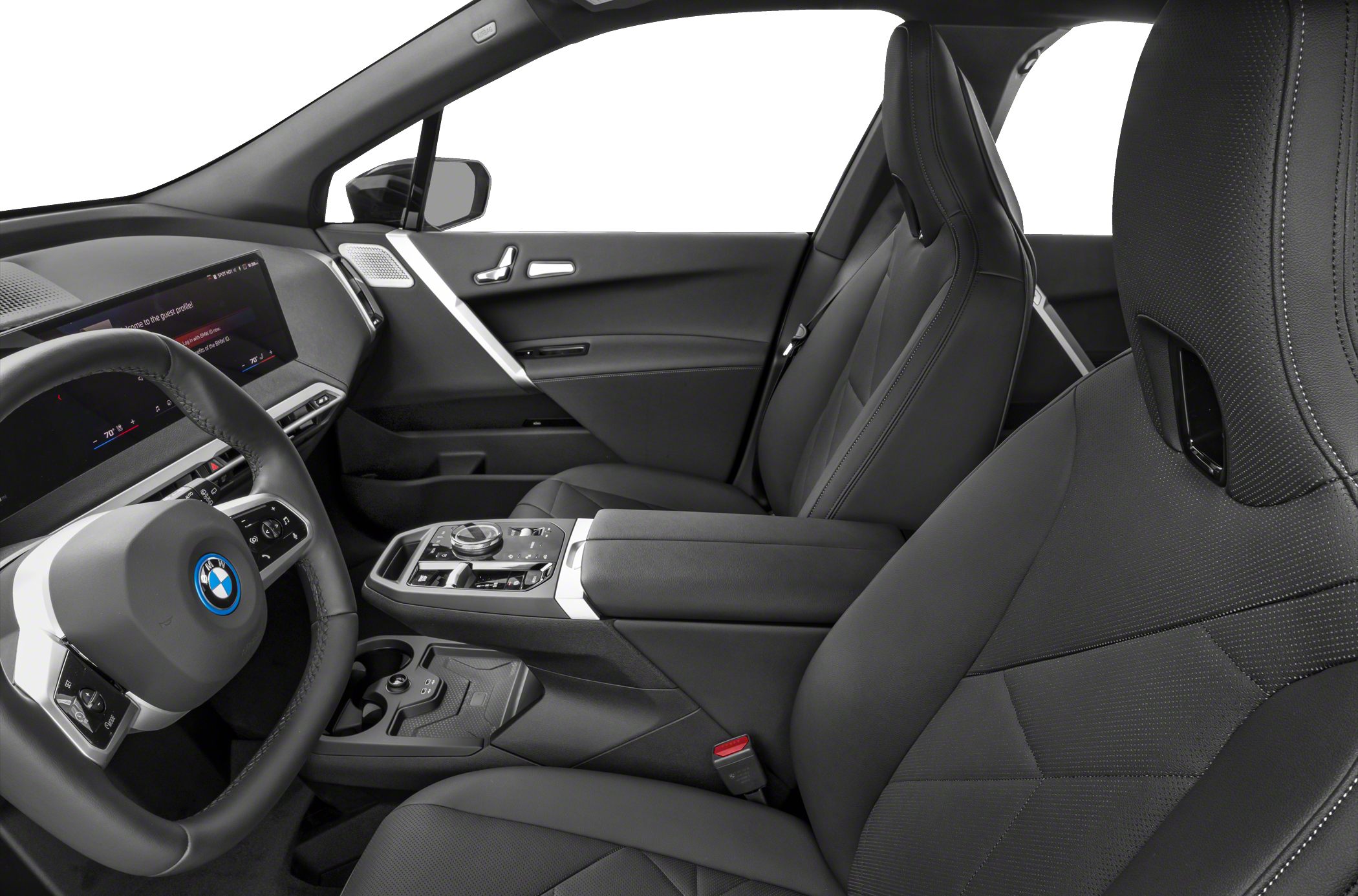 Digital dashboard, multifunction steering wheel, advanced center console