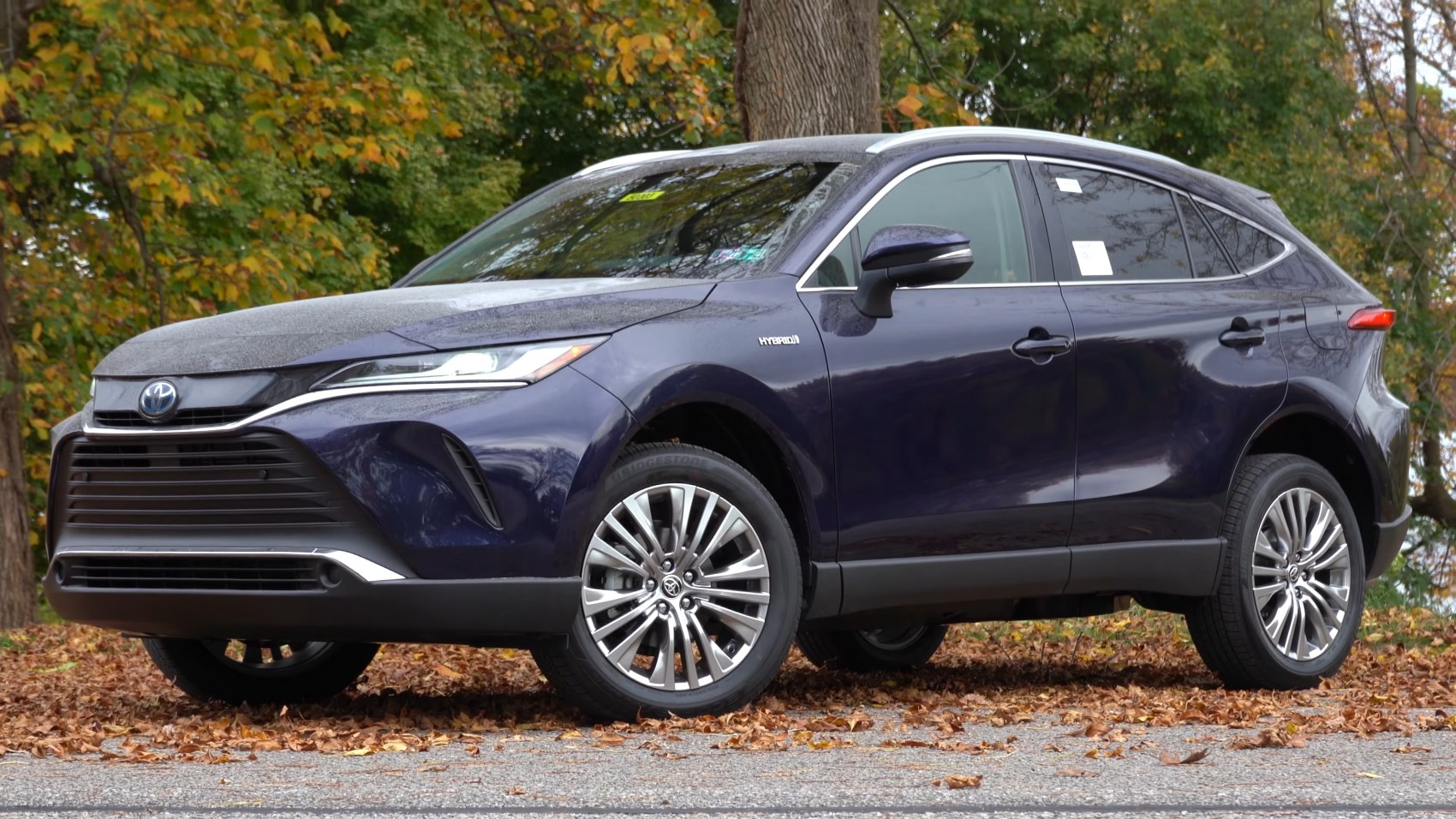 Hybrid SUV with LED headlights, alloy wheels, and aerodynamic side mirrors