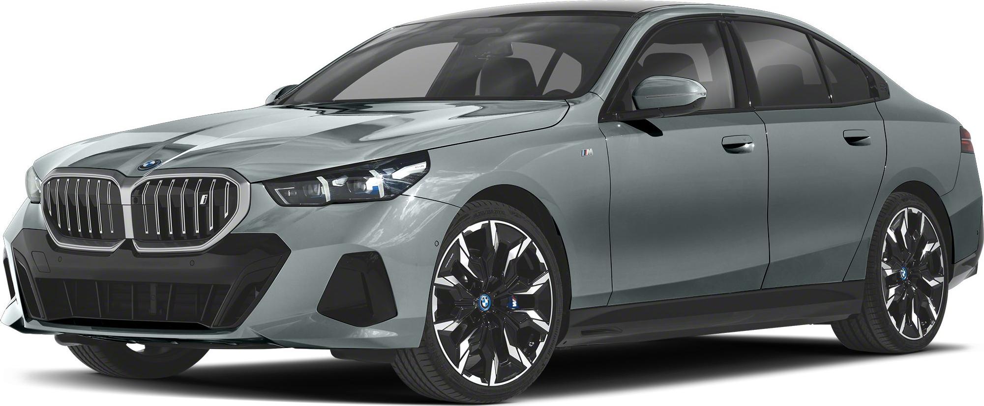 Front angle with kidney grille and LED headlights