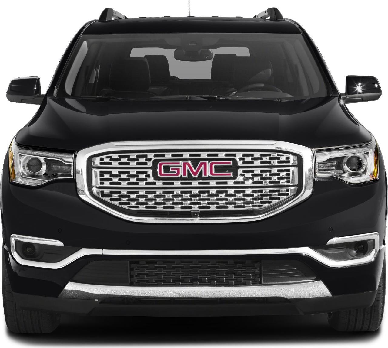 Front view with grille featuring GMC badge and distinct headlights