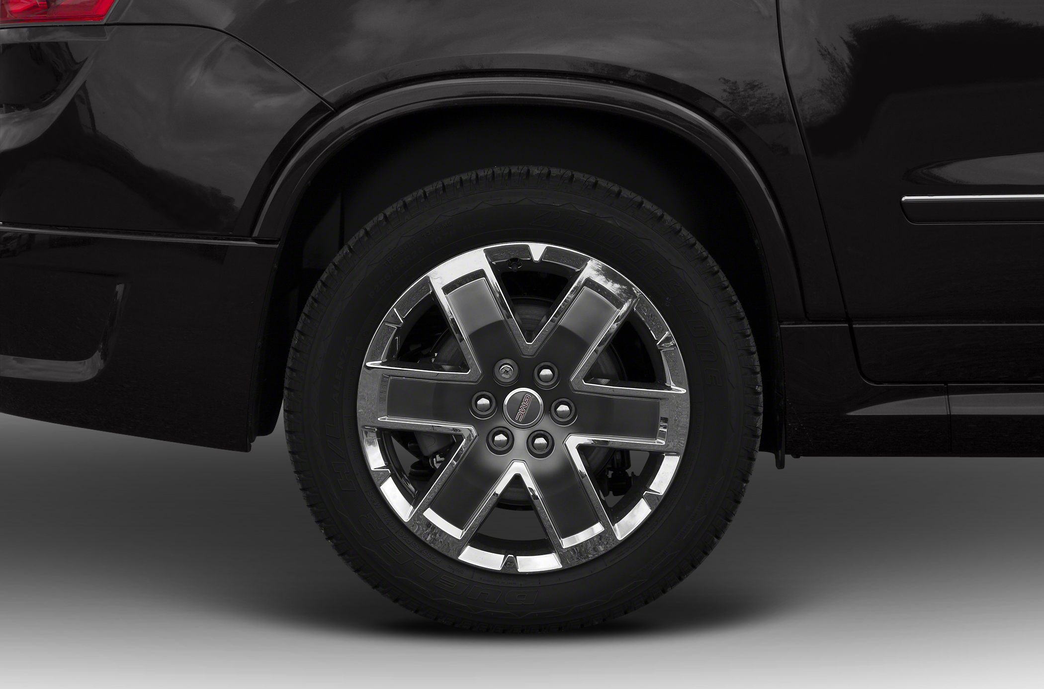 Glossy alloy wheel with Bridgestone tire