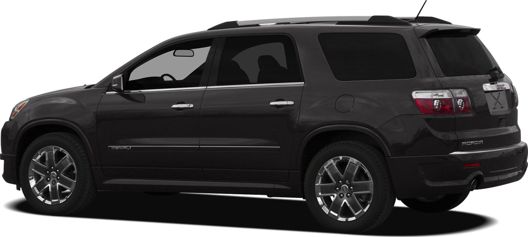 Full-size SUV side view with chrome wheels and roof rails