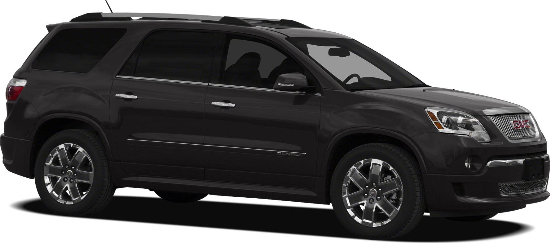Side profile of SUV with chrome accents and roof rails