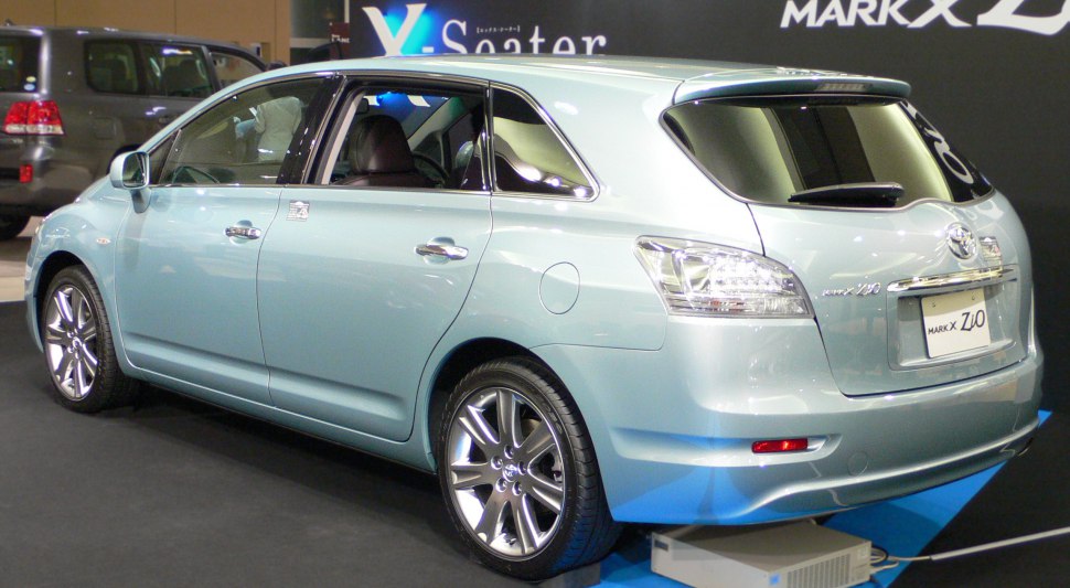 Rear-side hatchback view with sleek tail lights and alloy wheels