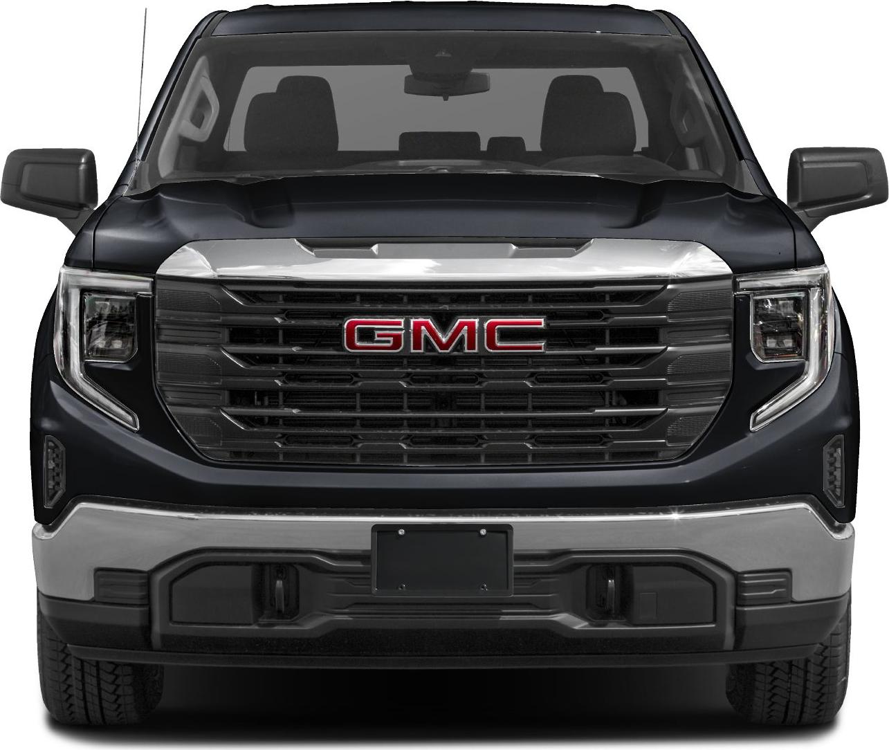 Front grille with GMC badge and angular headlights