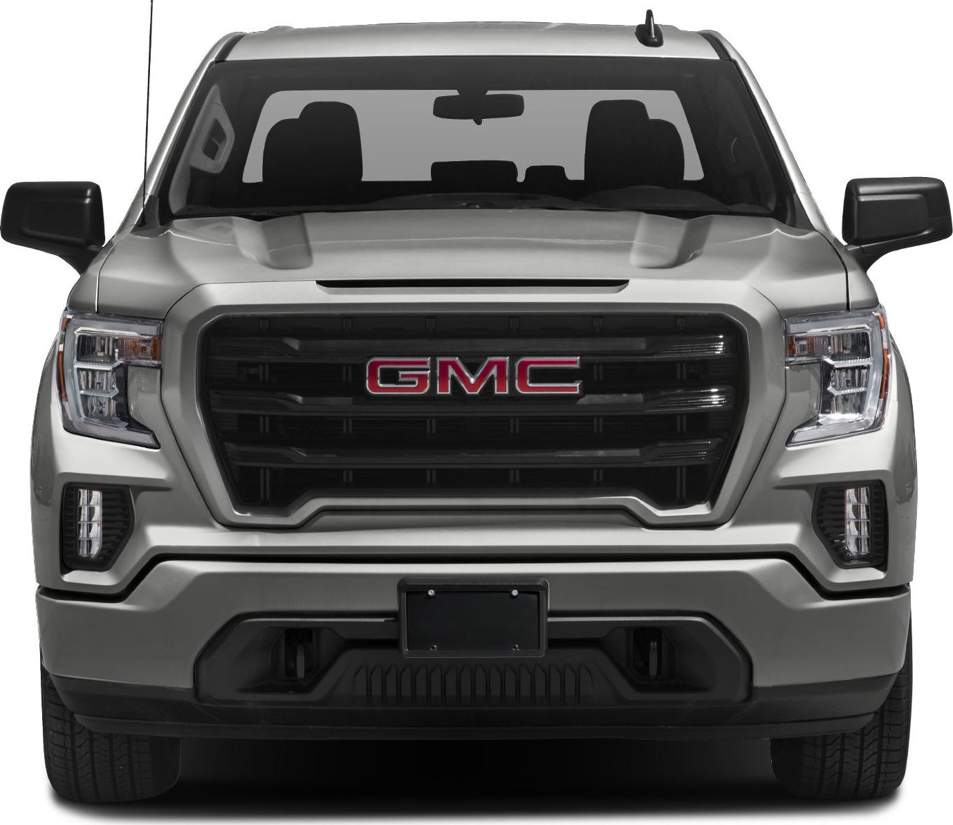 Front view with bold grille and LED headlights