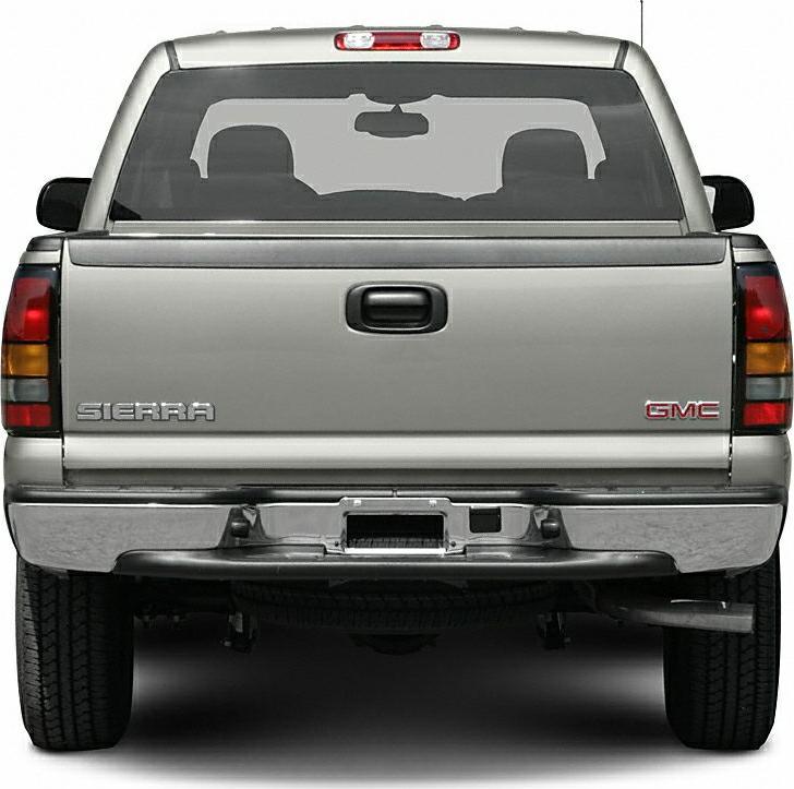 2002 GMC Sierra 1500 II (GMT800) Rear View