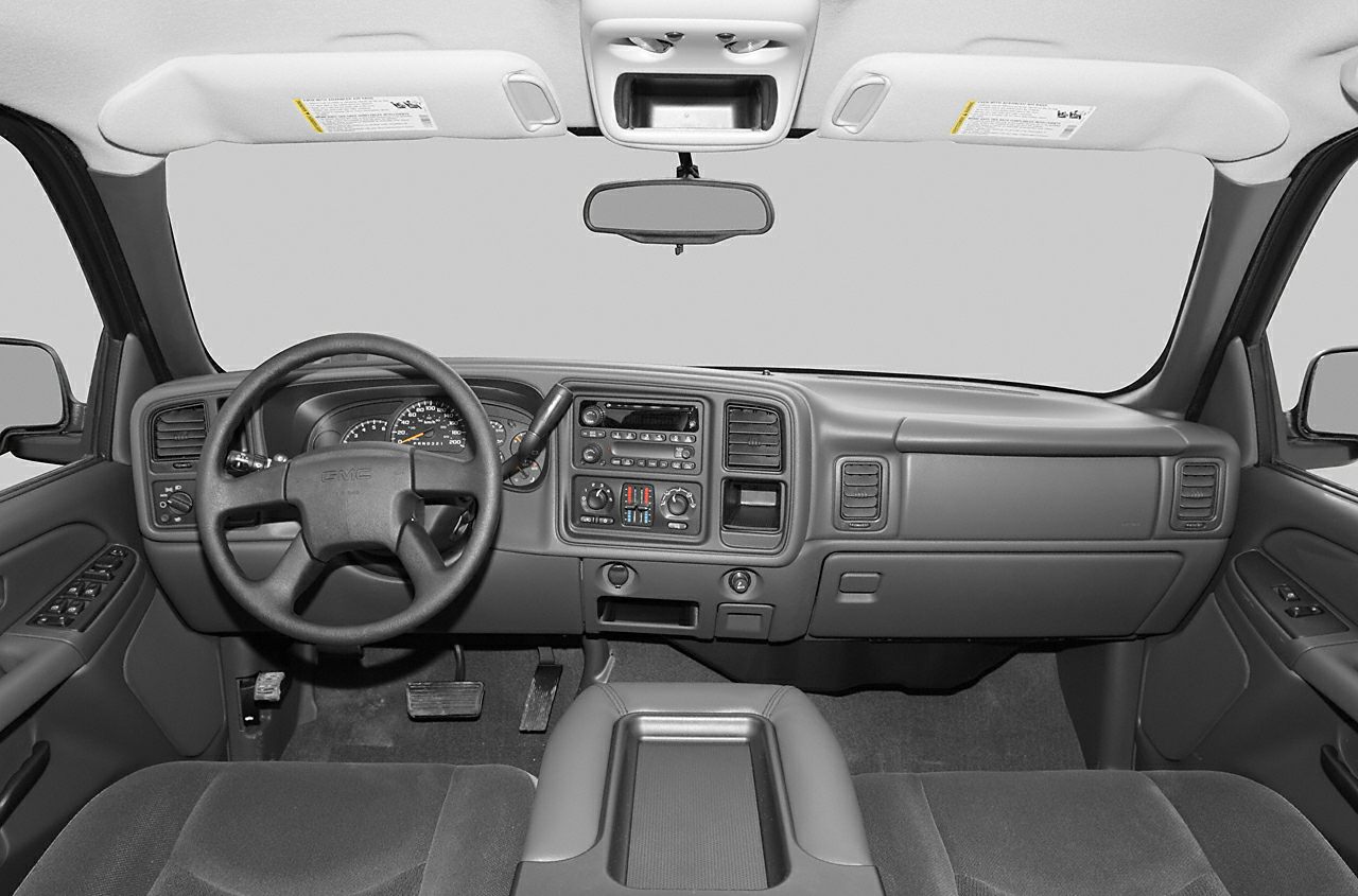 Dashboard and steering wheel with center console and control panel